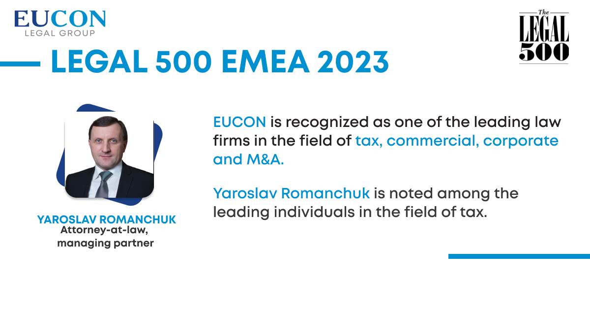 EUCON is among the market leaders according to the results of this year’s The Legal 500 rating!