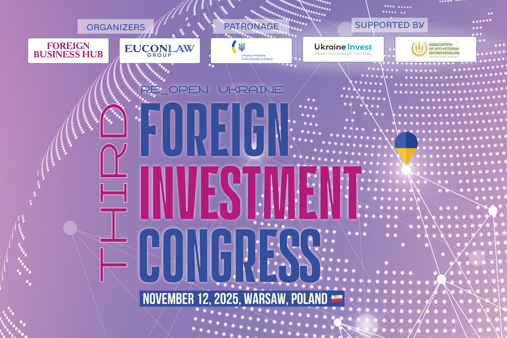 Third Foreign Investment Congress, November 12, Warsaw